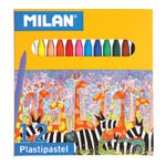 Creioane cerate 12 culori Milan