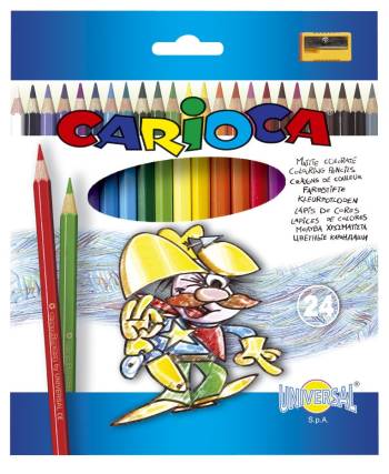 Creioane color CARIOCA 18 culori